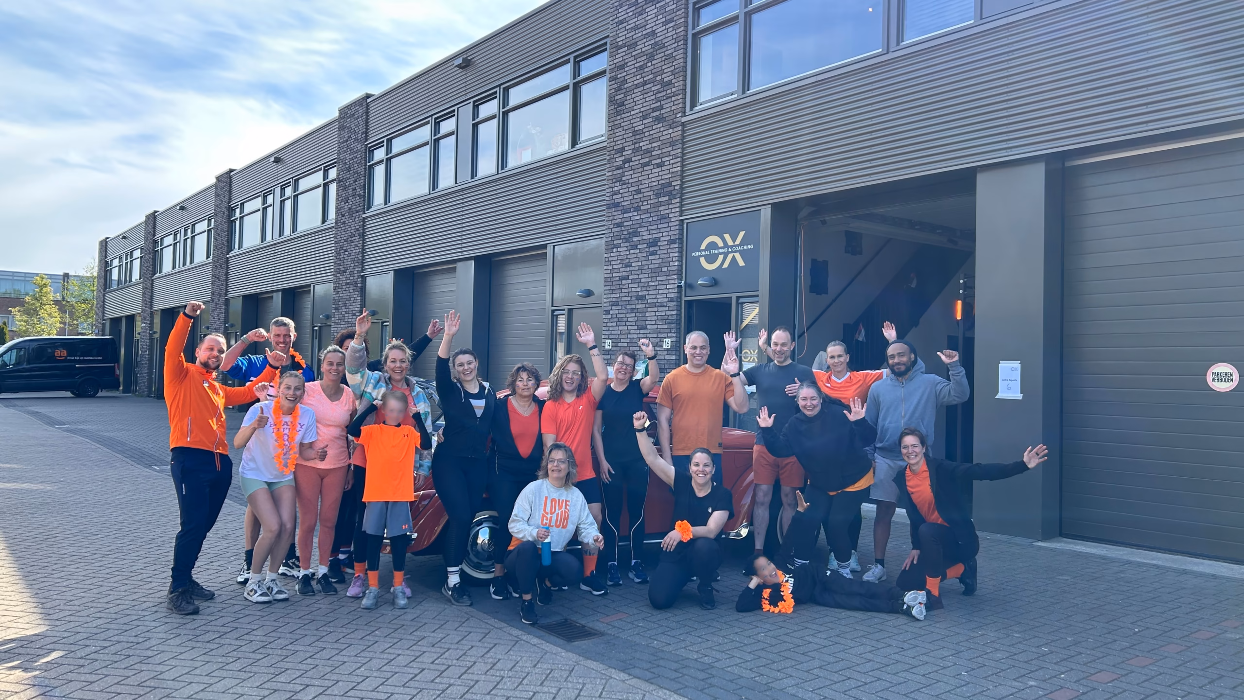 Foto koningsdag training